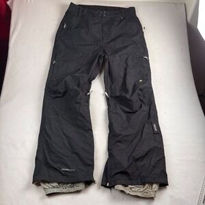 Ripzone Mens Snow Pants Black RECCO Avalanche Reflector‎ 8000mm Waterproof XL/TG